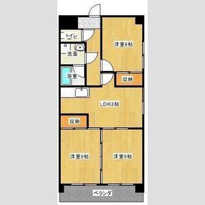 3LDK 間取り図