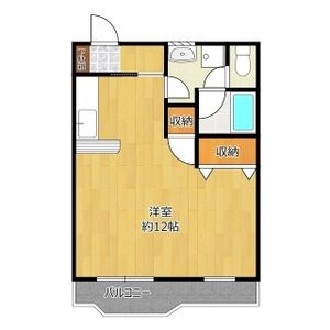 ワンルーム 間取り図