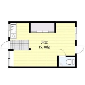 1R 間取り図