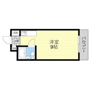 ワンルーム 間取り図