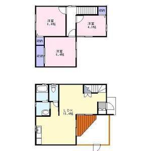 3LDK 間取り図