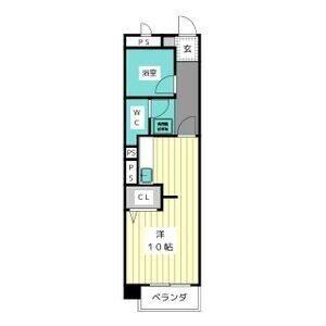 ワンルーム 間取り図
