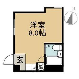 ワンルーム 間取り図