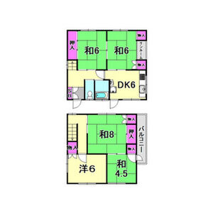 5DK 間取り図