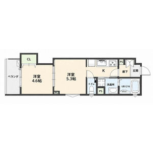 2K 間取り図