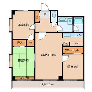 3LDK 間取り図