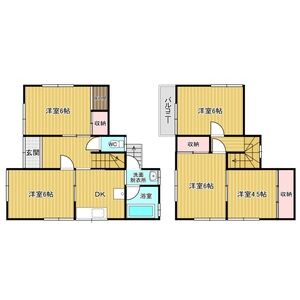 5DK 間取り図