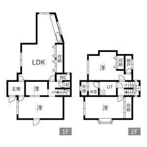 3LDK 間取り図