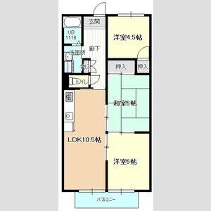 3LDK 間取り図