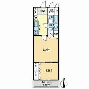 2K 間取り図