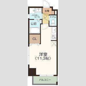 ワンルーム 間取り図
