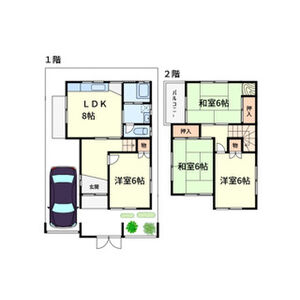 4LDK 間取り図
