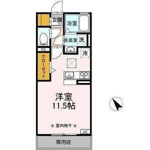 ワンルーム 間取り図