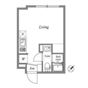 ワンルーム 間取り図