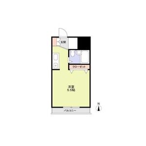 ワンルーム 間取り図