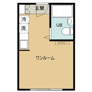 ワンルーム 間取り図