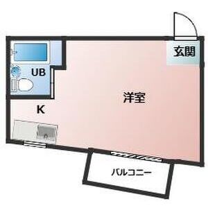 ワンルーム 間取り図