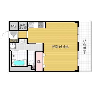 ワンルーム 間取り図