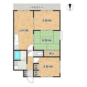 3LDK 間取り図