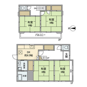 4DK 間取り図