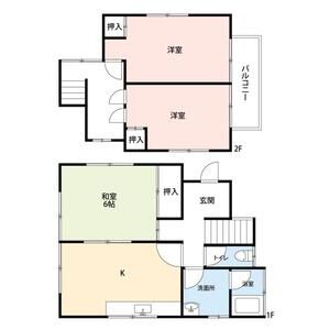 3DK 間取り図