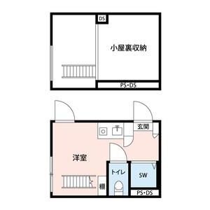 ワンルーム 間取り図