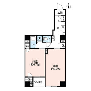 2K 間取り図