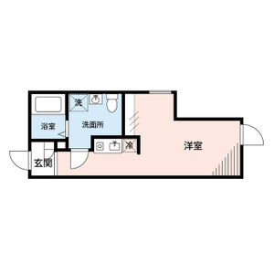 ワンルーム 間取り図