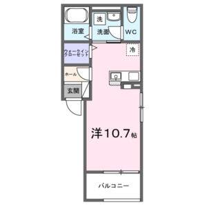 ワンルーム 間取り図
