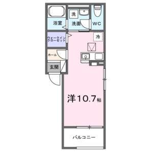 ワンルーム 間取り図