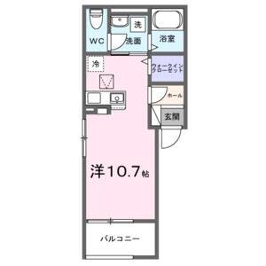 ワンルーム 間取り図