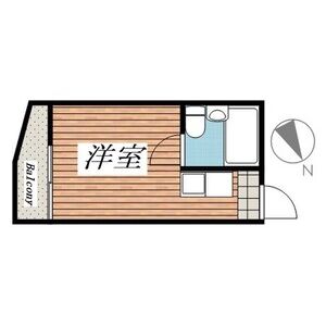 ワンルーム 間取り図
