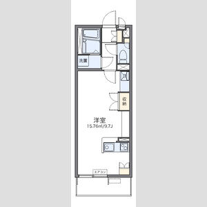 ワンルーム 間取り図