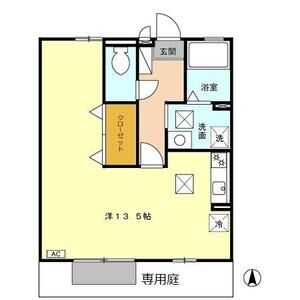 ワンルーム 間取り図