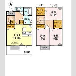 3LDK 間取り図