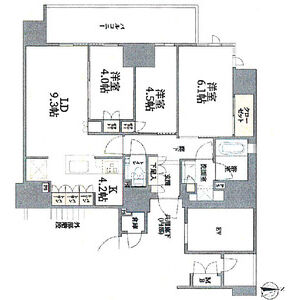 3LDK 間取り図