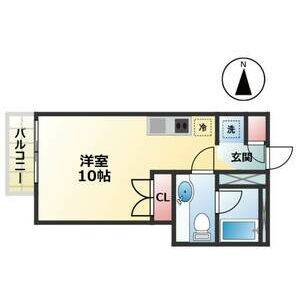 ワンルーム 間取り図