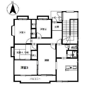 4LDK 間取り図