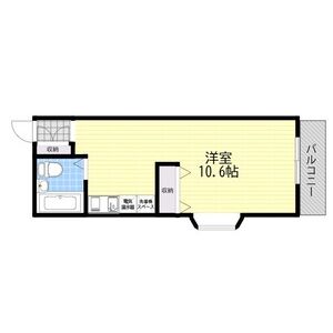 ワンルーム 間取り図
