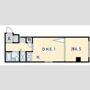 ワンルーム 間取り図