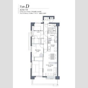 3LDK 間取り図