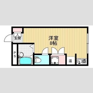 ワンルーム 間取り図