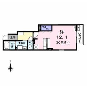 ワンルーム 間取り図
