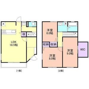 3LDK 間取り図