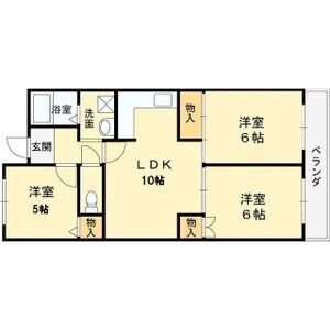 3LDK 間取り図