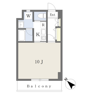 ワンルーム 間取り図