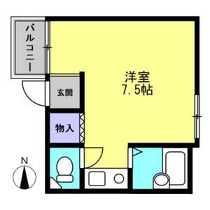 ワンルーム 間取り図
