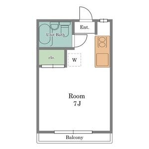 ワンルーム 間取り図