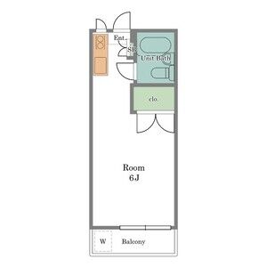 ワンルーム 間取り図