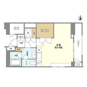 ワンルーム 間取り図